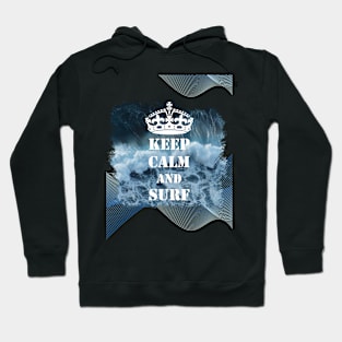 Keep Calm And Surf 38 - Summer Of Surfing Hoodie